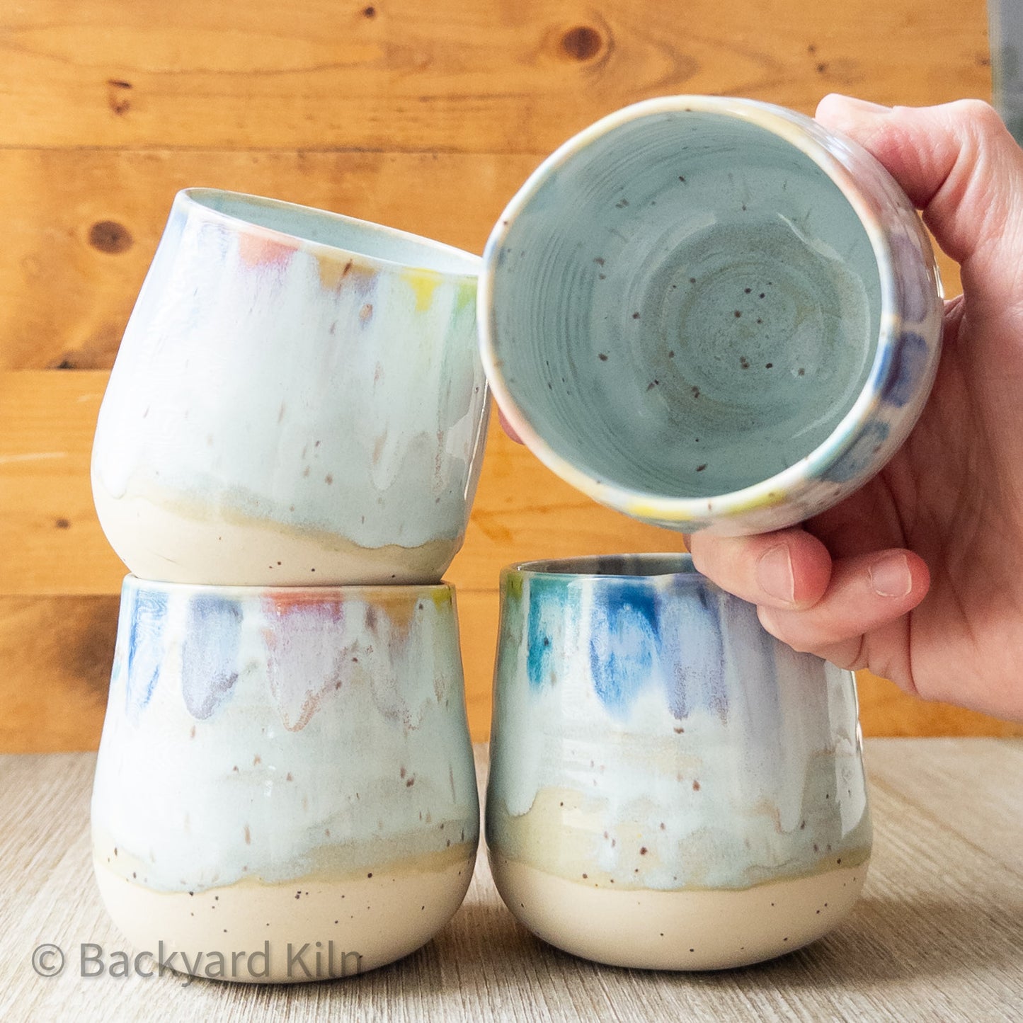 Rainbow Mint Flow Tumbler  - Taylor