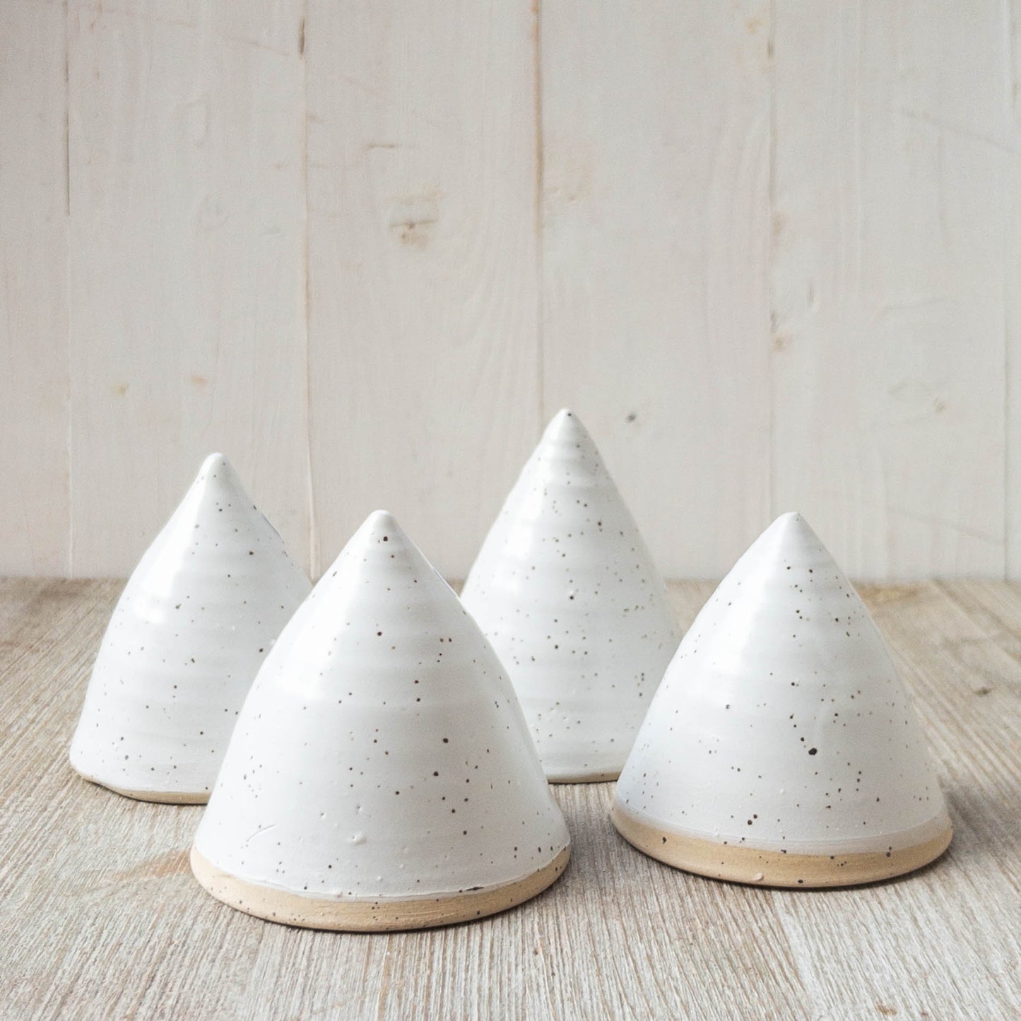 White Ceramic Christmas Trees  - Taylor