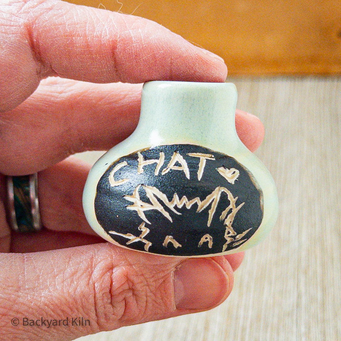 Tortuga Mini Cat “Chat” Vase by Taylor