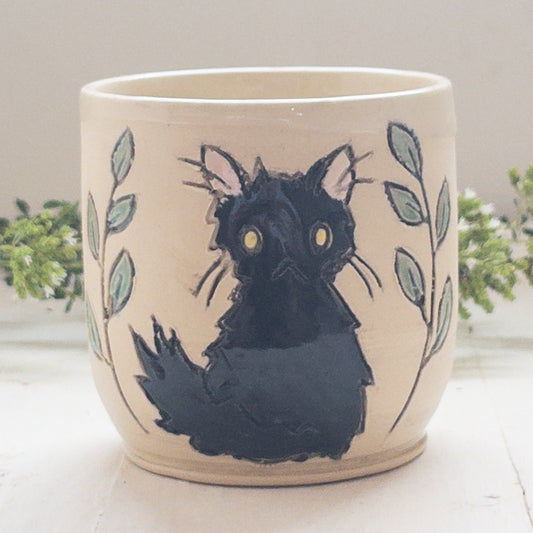 Black Cat Tumbler w/Laurels - Taylor