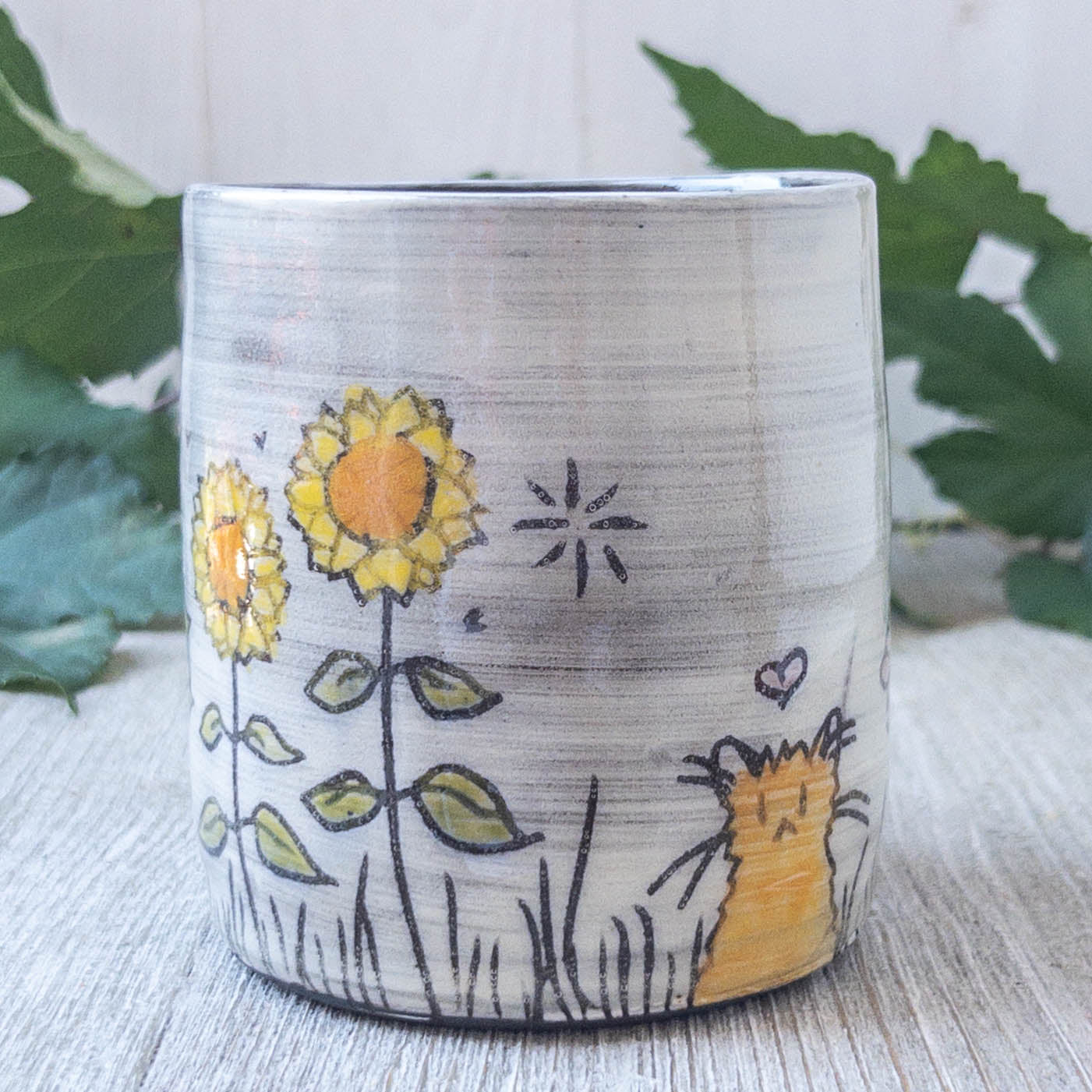 Garden Cat Mug A - Taylor