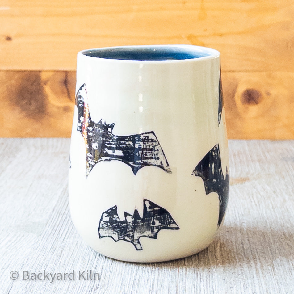 Printed Bats Tumbler Dark Blue 2 - Taylor