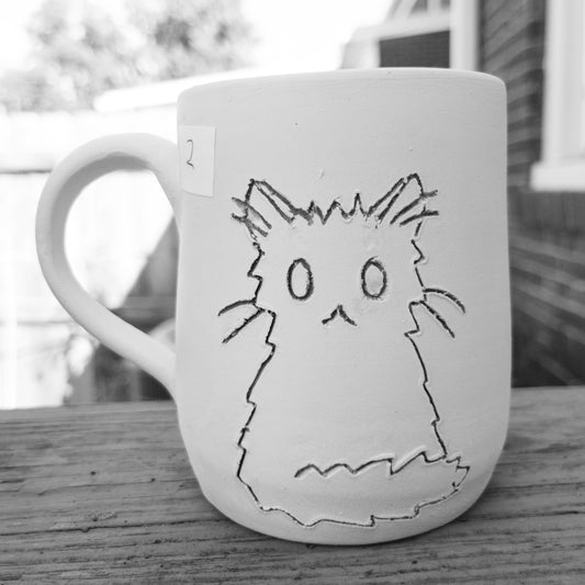 Custom Painted Cat Mug #2 - Taylor