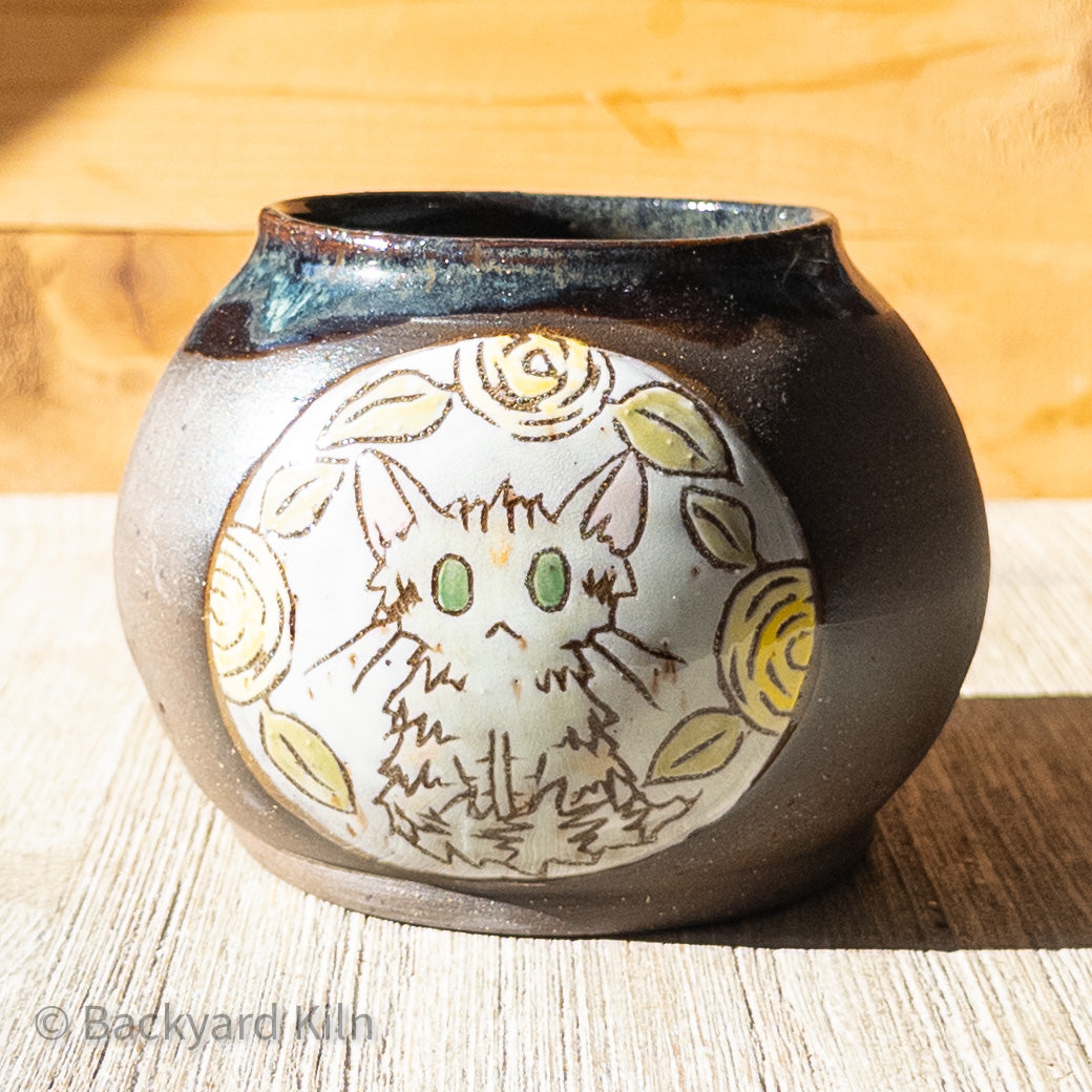 Fundraiser Cat Vase: Emmy 2 by Taylor