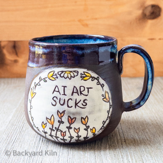 AI Art Sucks Mug 2 by Taylor