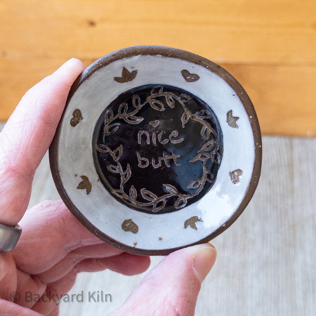 Round “Nice Butt” Dish Small by Taylor