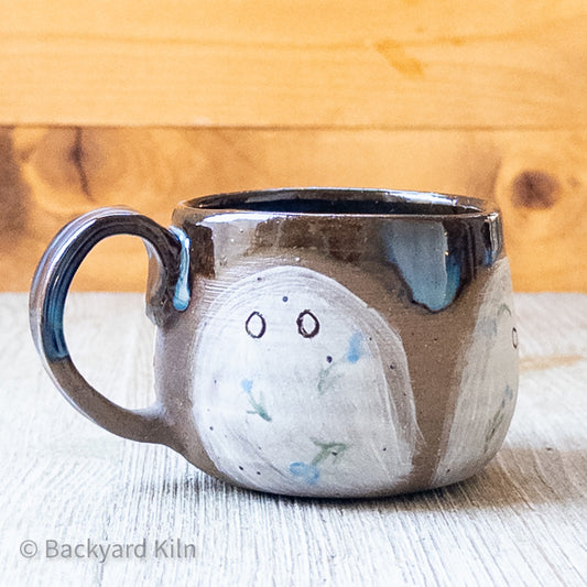 Floral Sheets Ghost Mini Mug, by Taylor