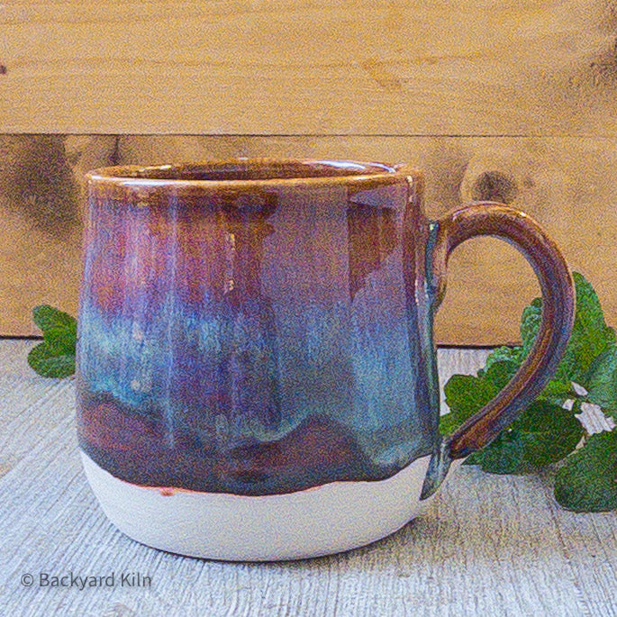 Shorter Blue/Red Dimensional Mug - Taylor