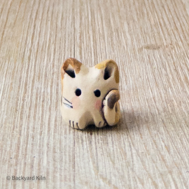 Calico Mini Cat by Hannah and Taylor