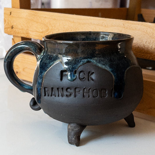 Cauldron Mug #4 “F*ck Transphobia” - Taylor