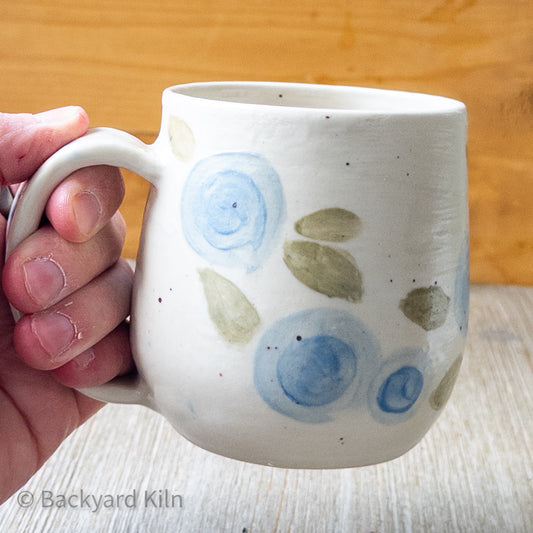 Blue Flowers Mug #6 by Taylor
