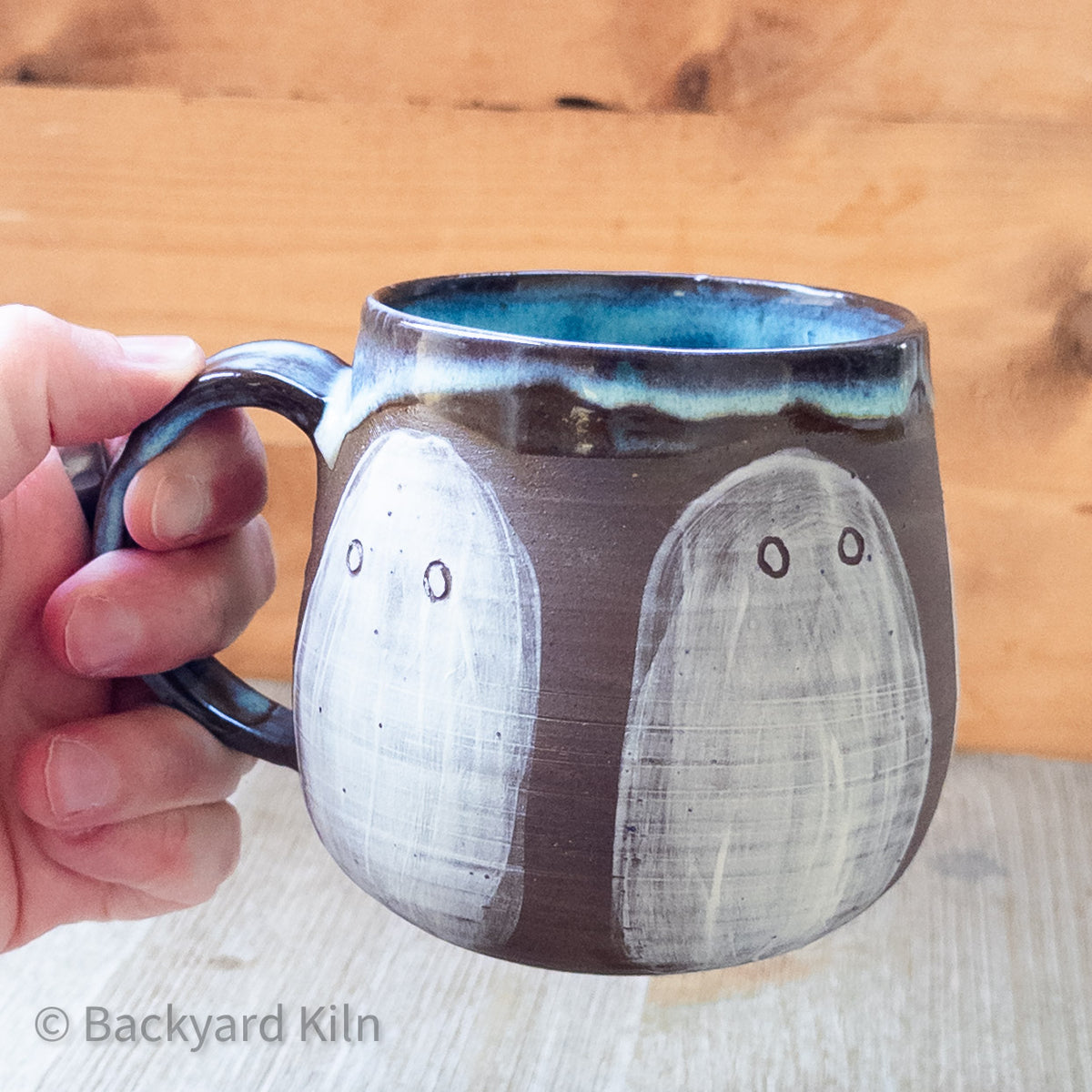 Lg Ghost Mug, Cloud Glaze by Taylor