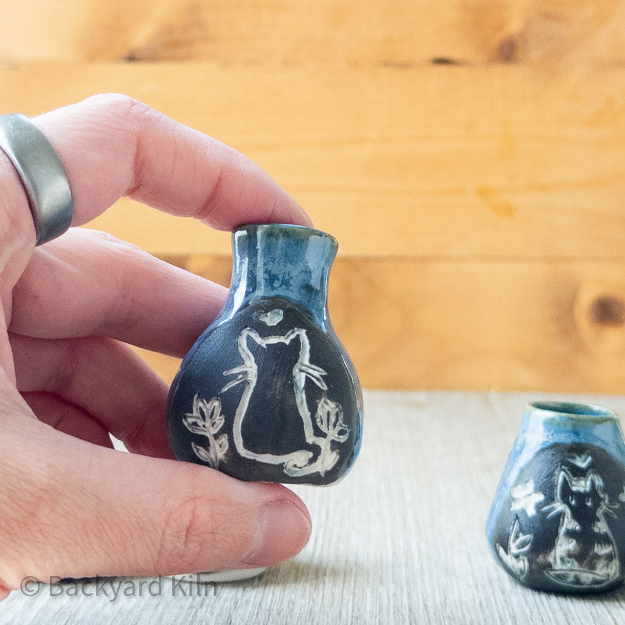 Mini Cat Vases by Taylor