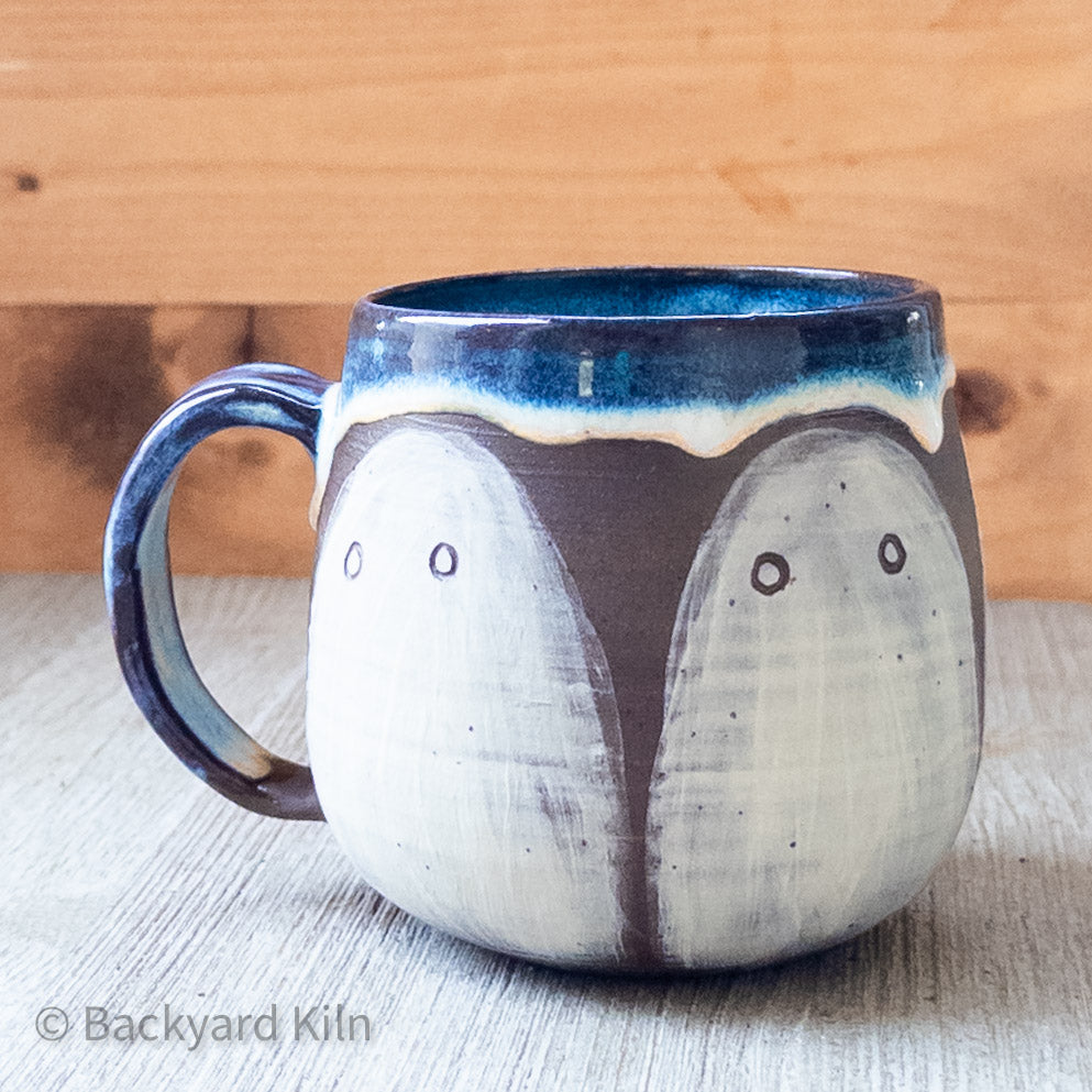 Lg Ghost Mug, Flux Glaze by Taylor