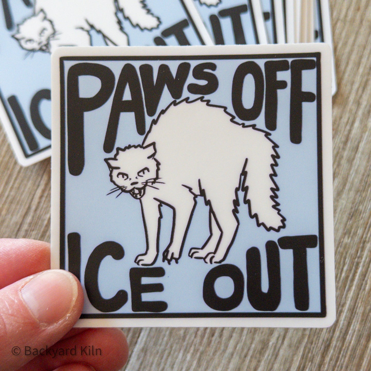 Paws Off - ICE Out Fundraiser Sticker by Taylor