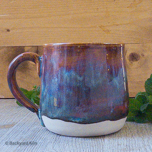 Shorter Blue/Red Dimensional Mug - Taylor