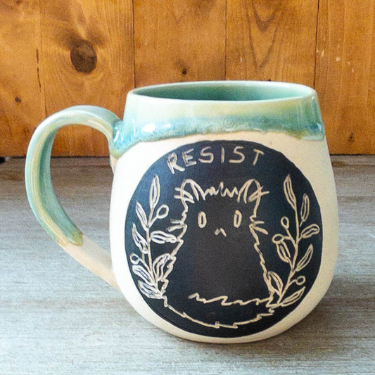 Fundraiser “RESIST” Cat Mug #2 - Taylor
