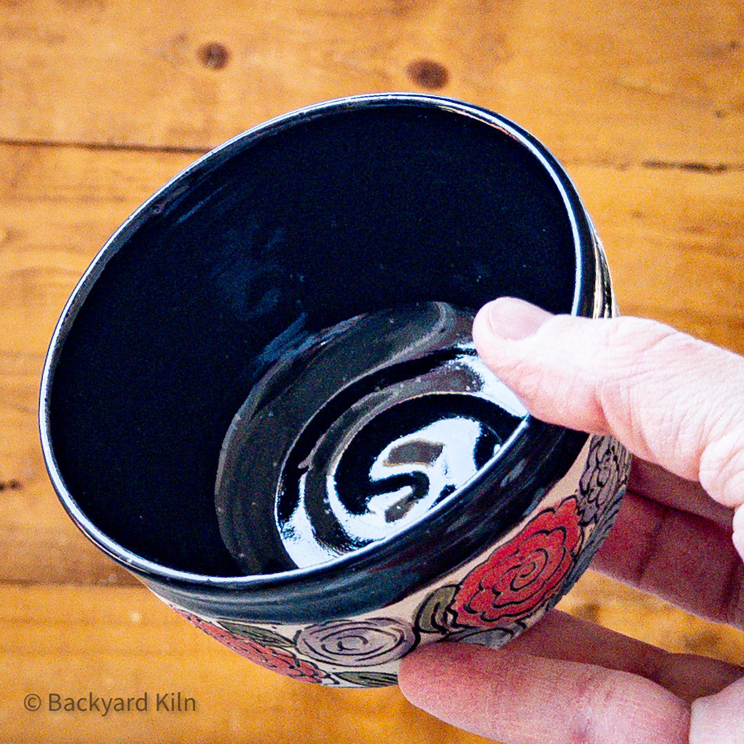 Multi Flower-Carved Bowl by Taylor