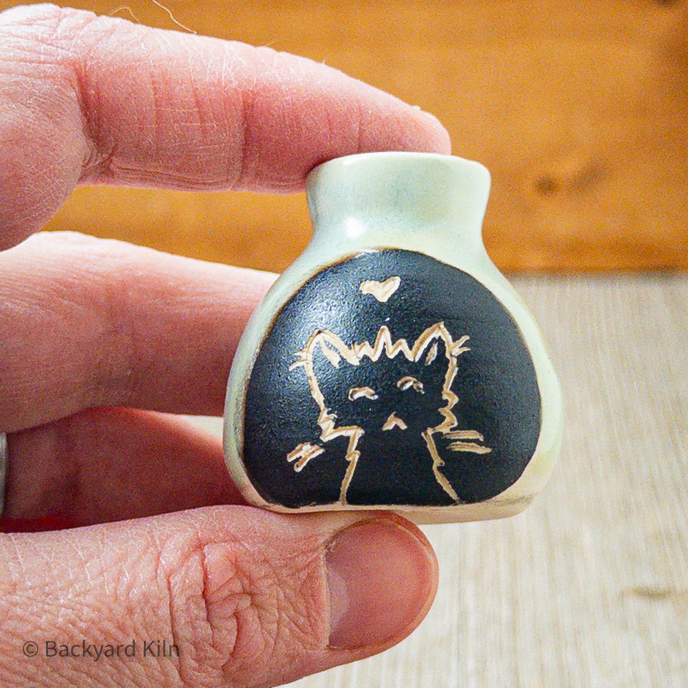 Tortuga Mini Cat Vase by Taylor
