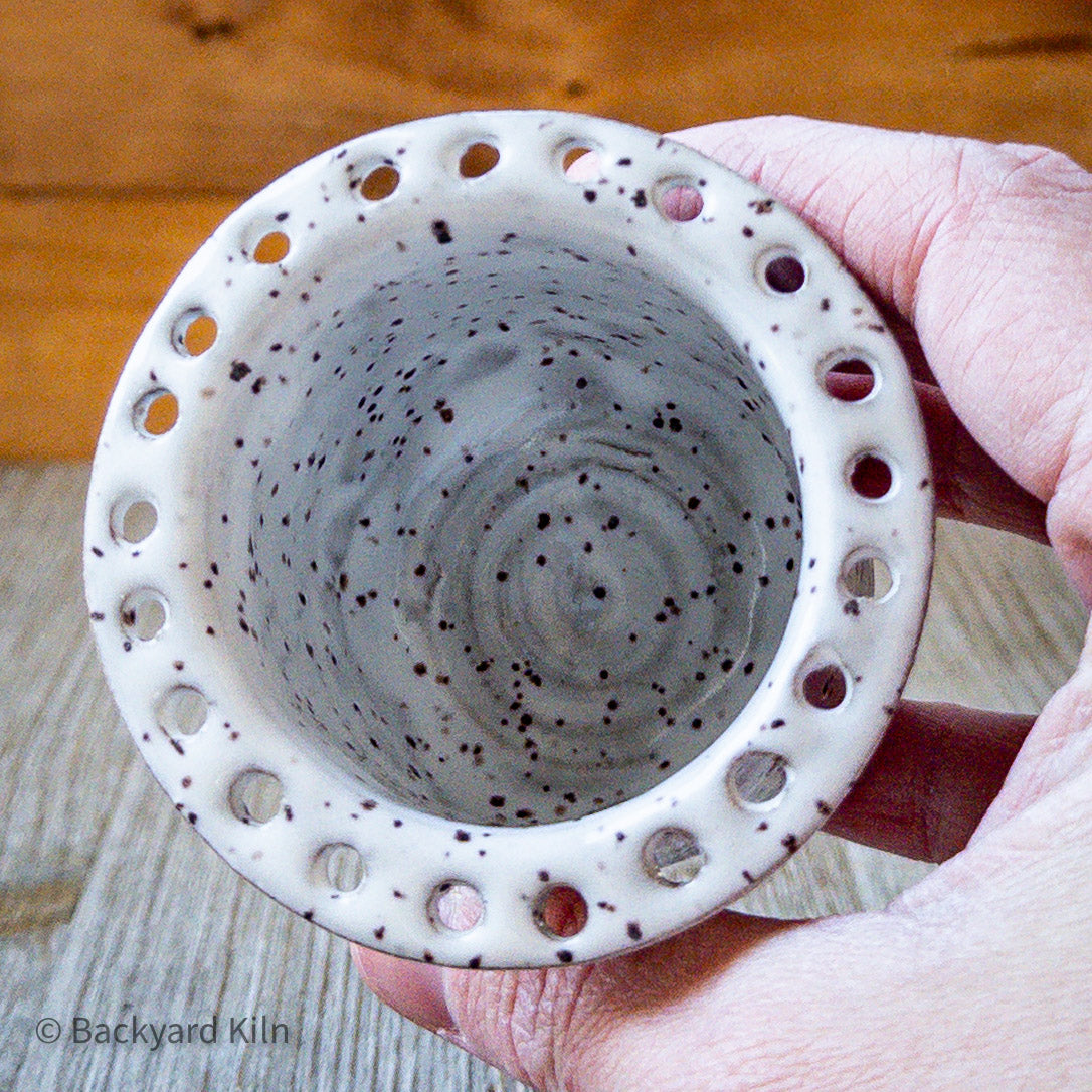 Small Speckled Stamped Earring Holder - Taylor