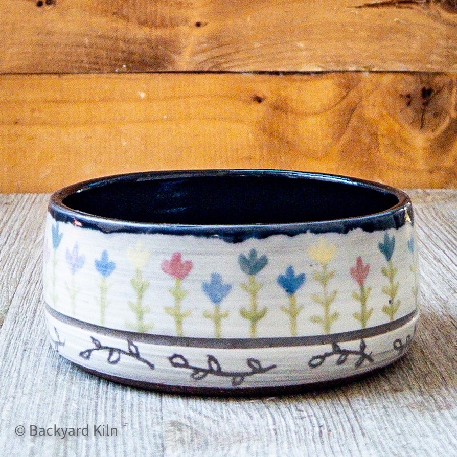 Floral Pet Bowl by Taylor