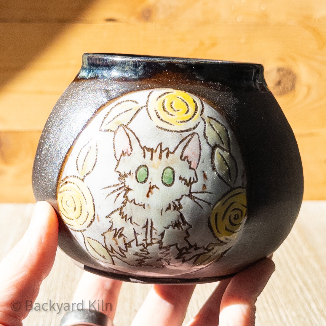 Fundraiser Cat Vase: Emmy 1 by Taylor