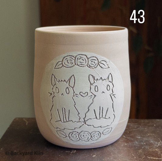 Custom 2 Cats Tumbler #43 - by Taylor