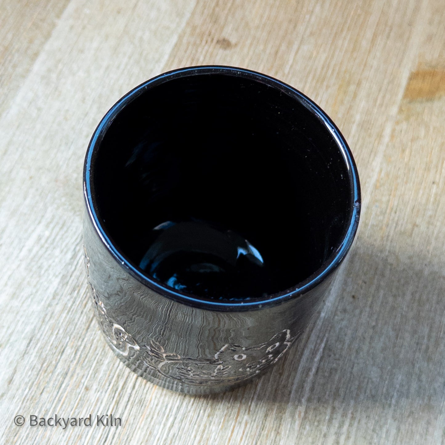 Black Scandi Cat Tumbler - Taylor
