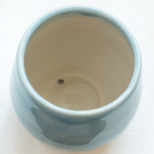 3” Blue Planter - Taylor