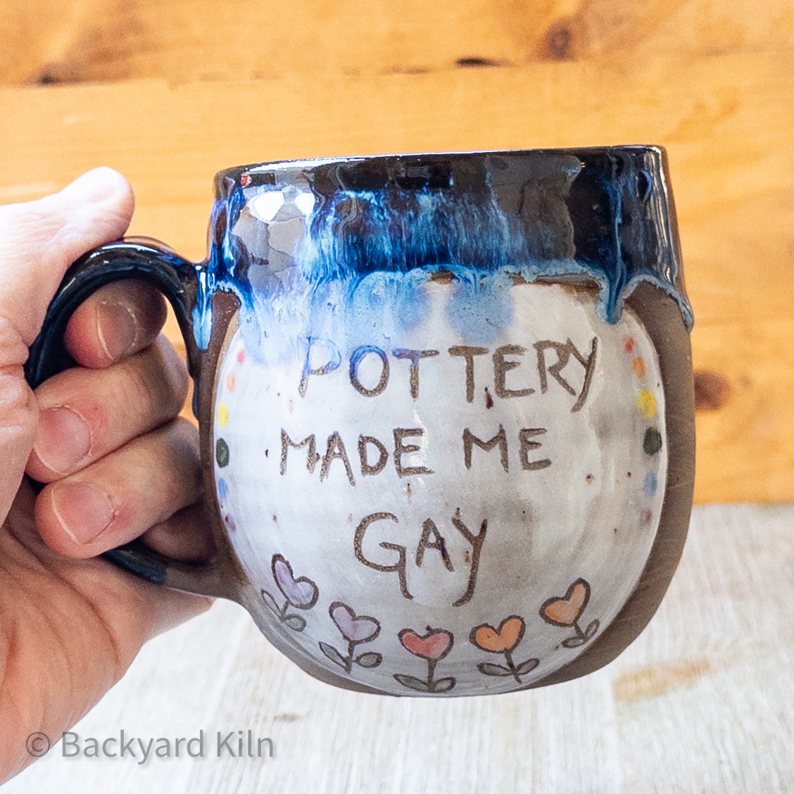 Pottery Made Me Gay Mug by Taylor