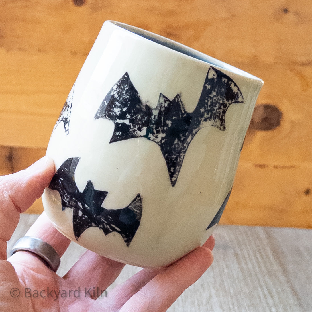 Printed Bats Tumbler Dark Blue 1 - Taylor