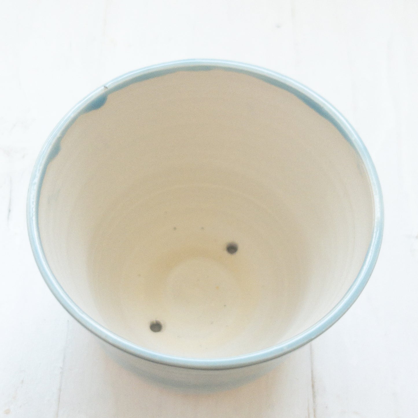 3.5” Blue Planter - Taylor