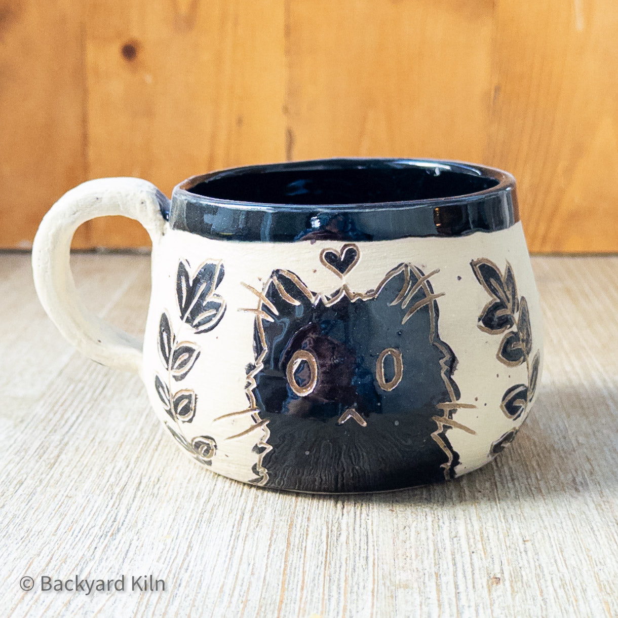 Scandi Black Cat Mug - Taylor