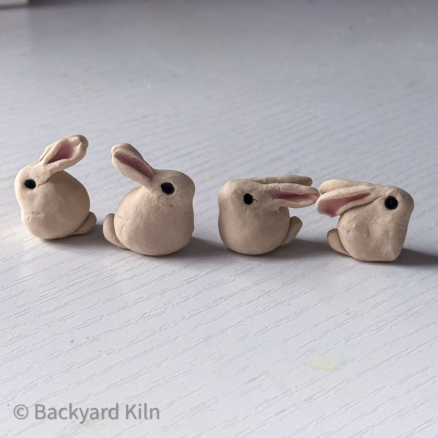 White Mini Bunnies Assorted by Taylor
