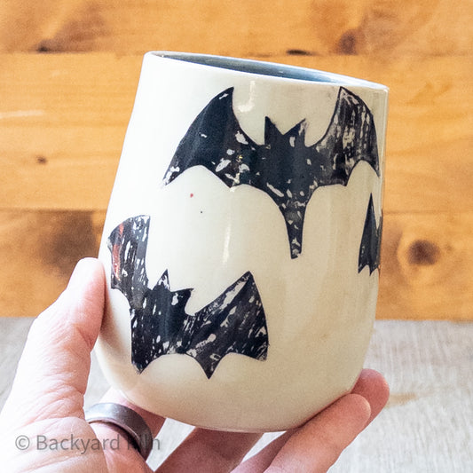 Printed Bats Tumbler Dark Blue 2 - Taylor