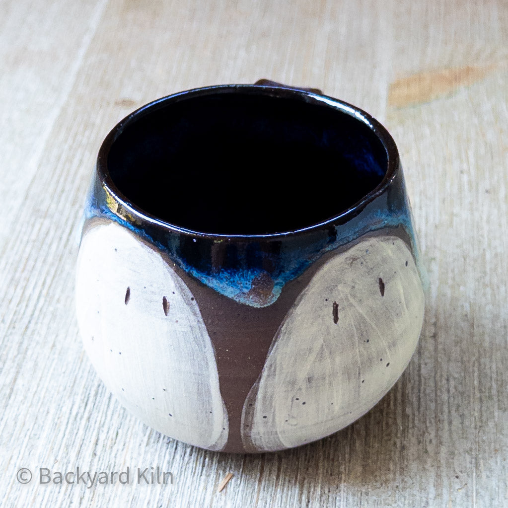Mini Ghost Mug, Line Eyes by Taylor