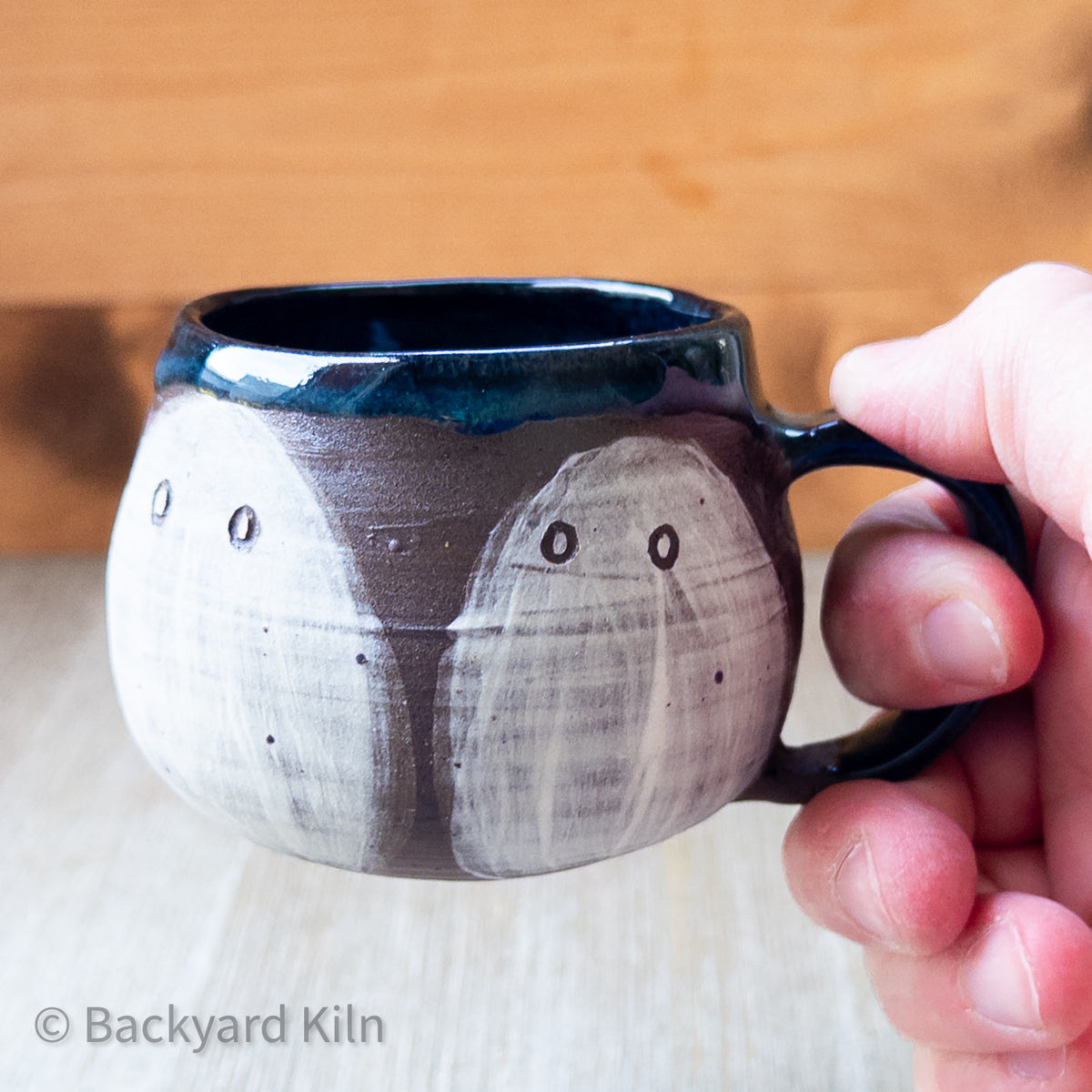 Mini Ghost Mug, Circle Eyes by Taylor