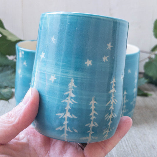 Pine Trees and Stars Tumblers - Taylor