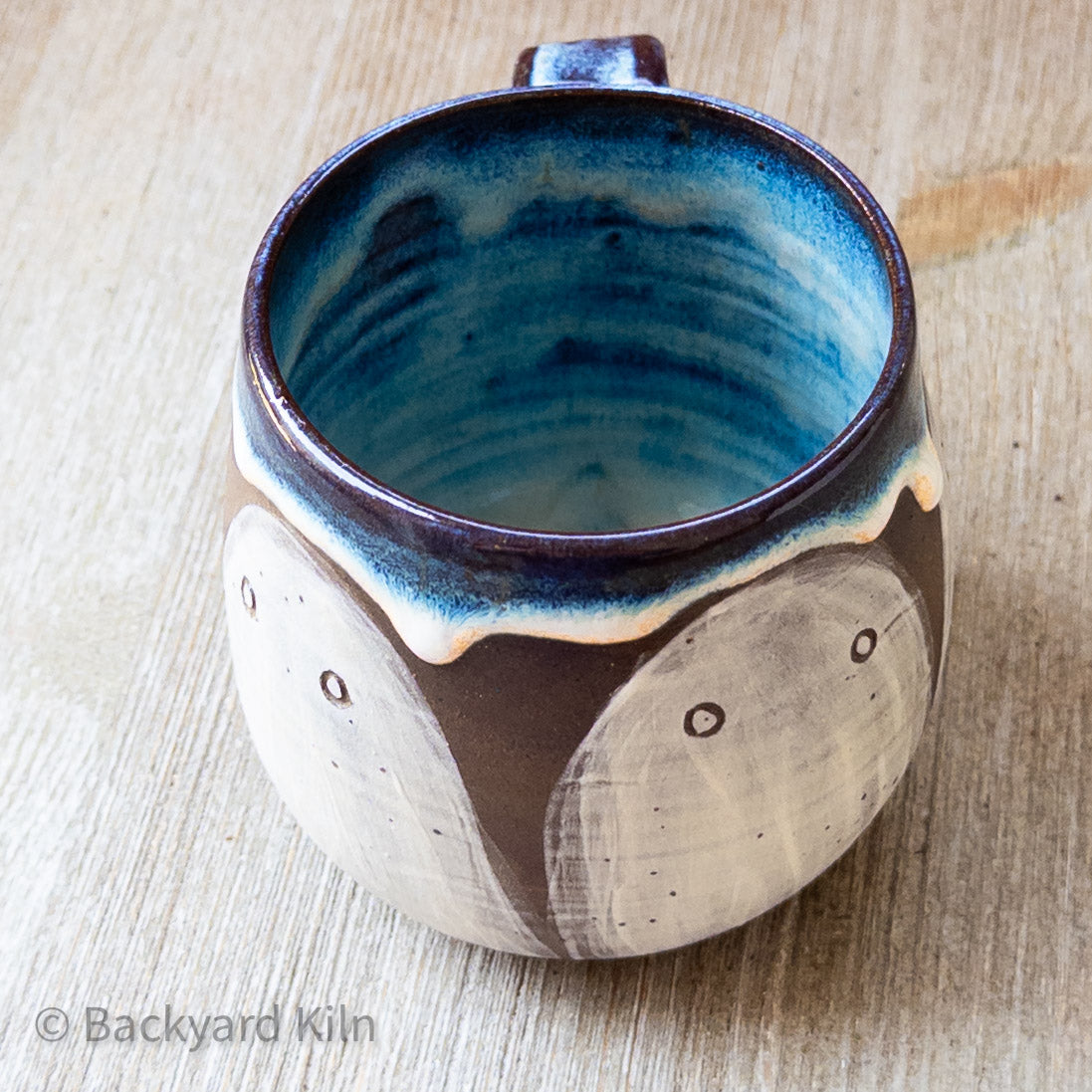 Lg Ghost Mug, Flux Glaze by Taylor