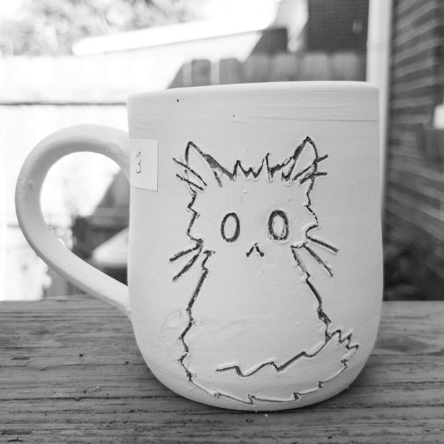 Custom Painted Cat Mug #3 - Taylor