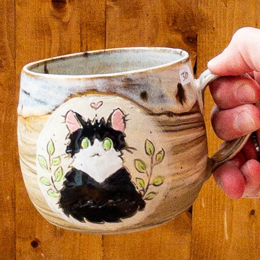 Tuxedo Cat Mug - Taylor