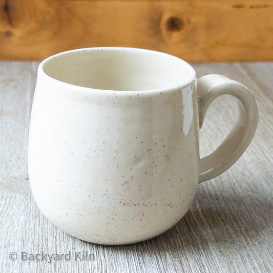 Rainbow Hearts Funfetti Mug #8 by Taylor - SECOND