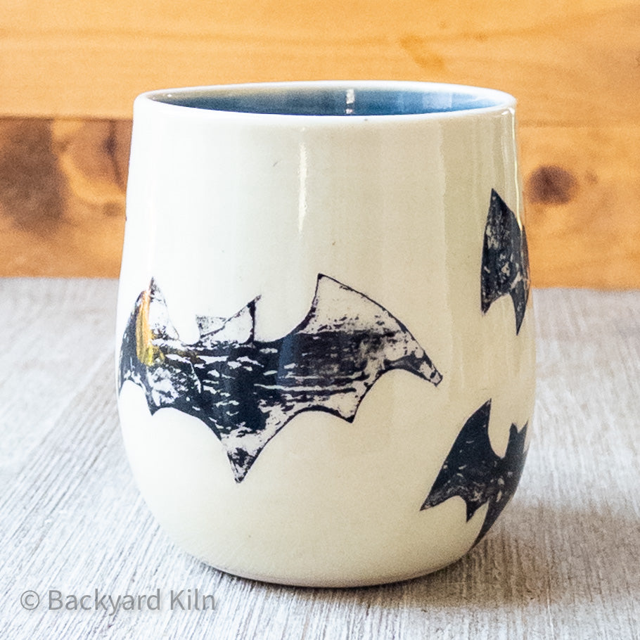 Printed Bats Tumbler Dark Blue 1 - Taylor