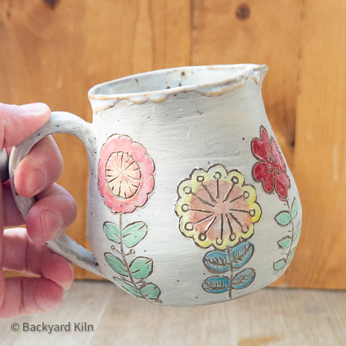 Scandi Flowers Pitcher - Taylor