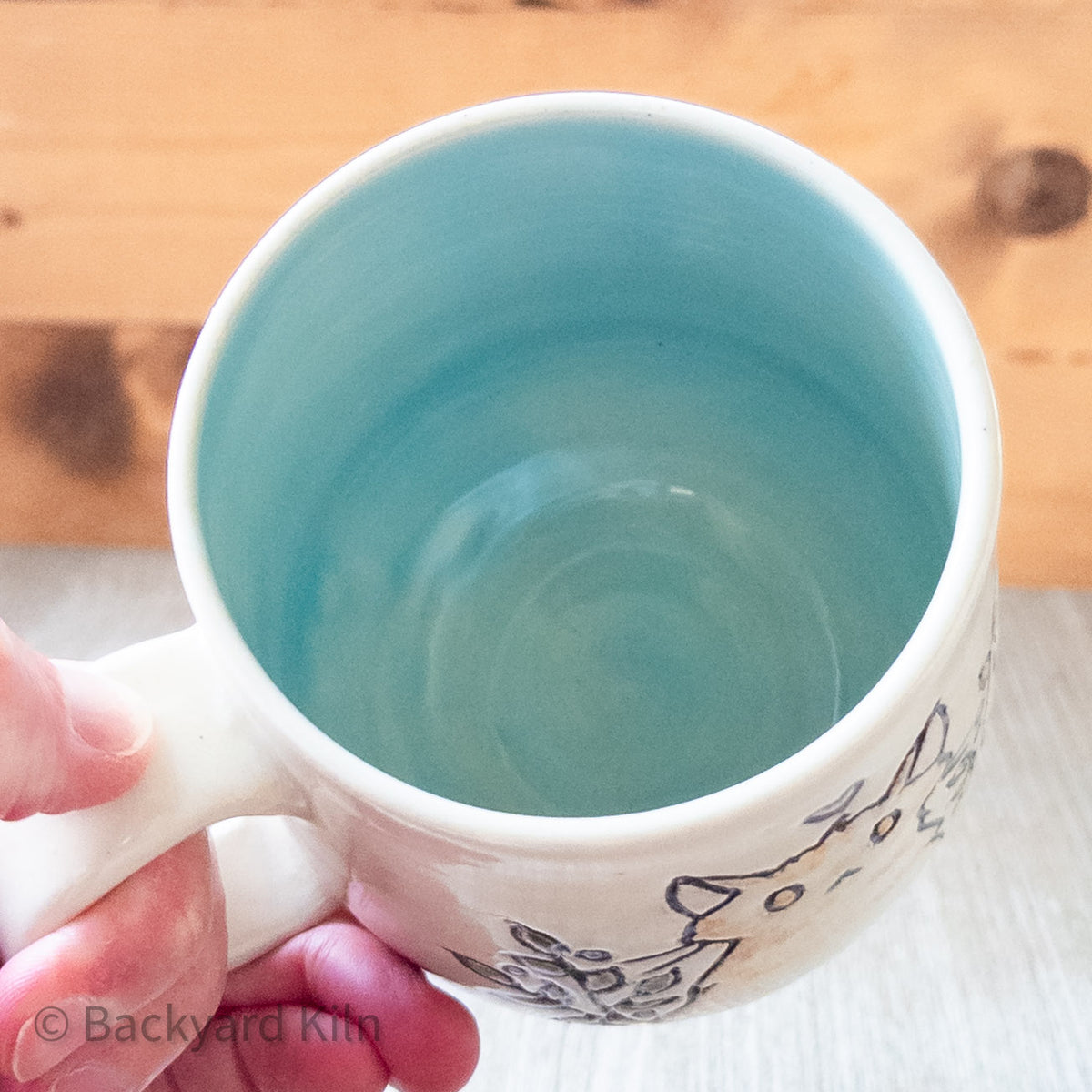 Orange Tabby Cat Mug by Taylor (White)