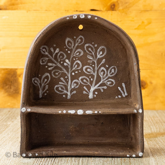 Rustic Floral Hanging Shrine/Shelf #3 by Taylor