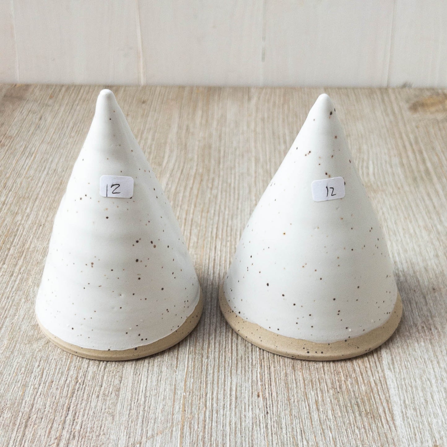 White Ceramic Christmas Trees  - Taylor