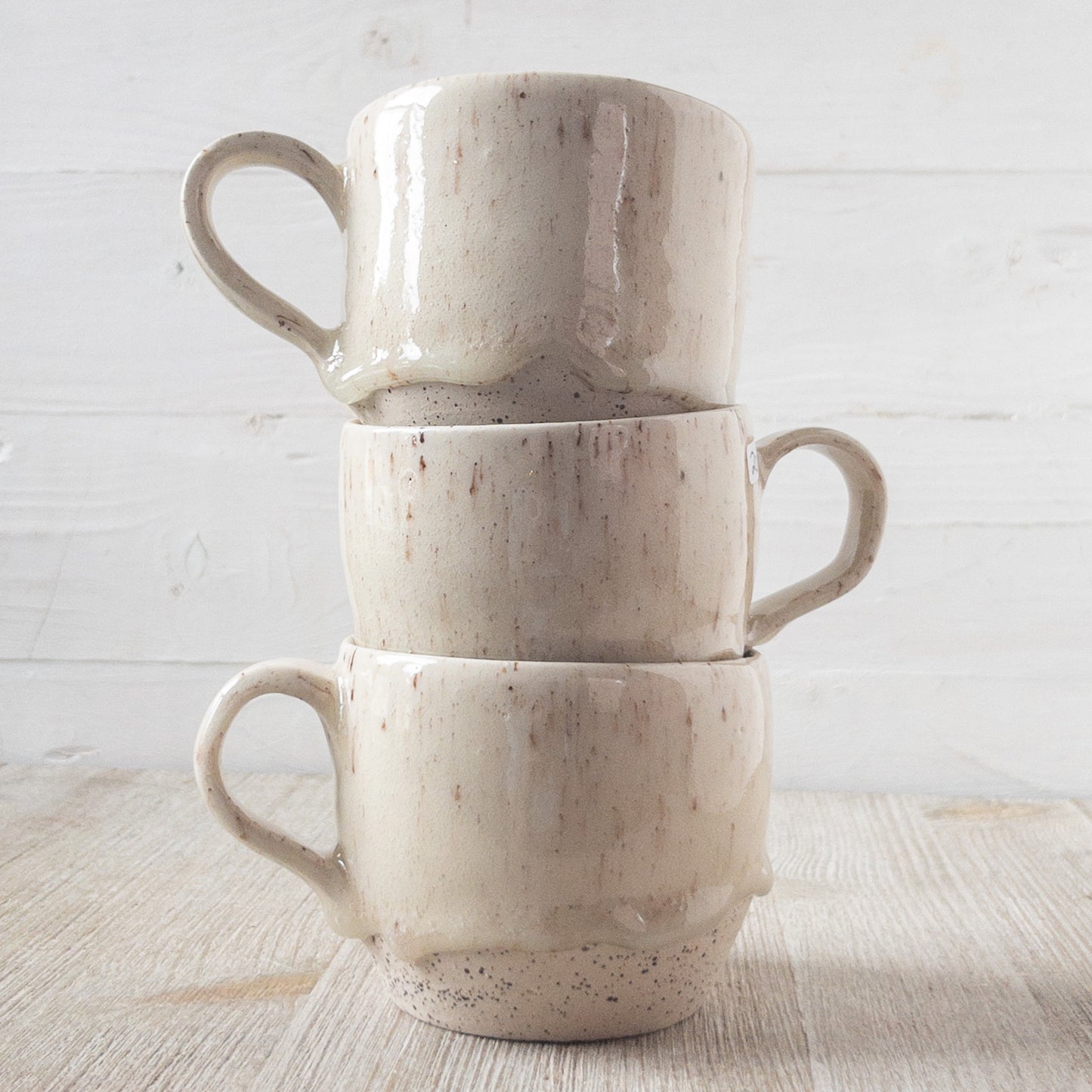 Warm Speckled Mugs - Sophie