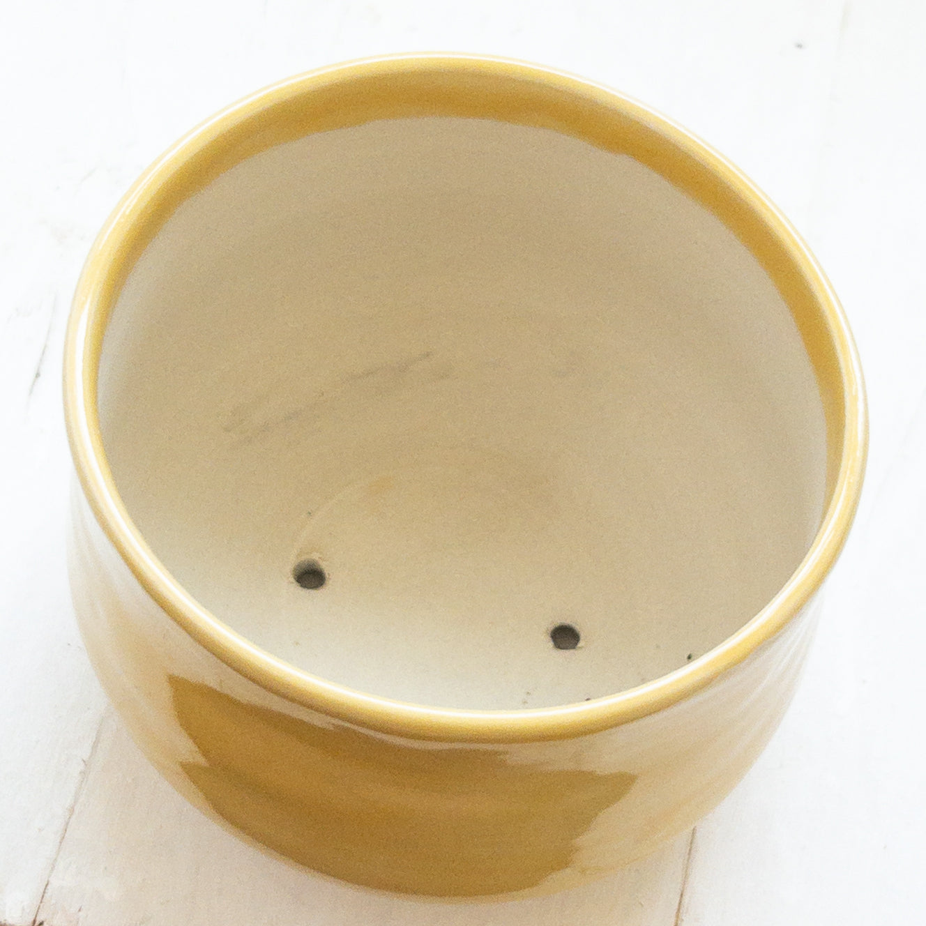 4” Yellow Planter - Taylor