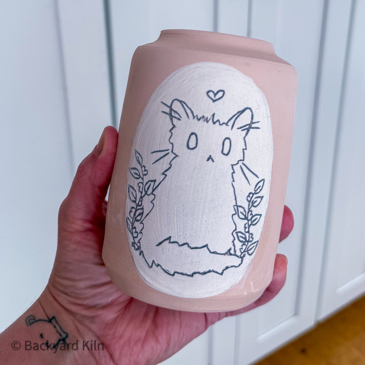 Custom Cat Vase #3 - Taylor